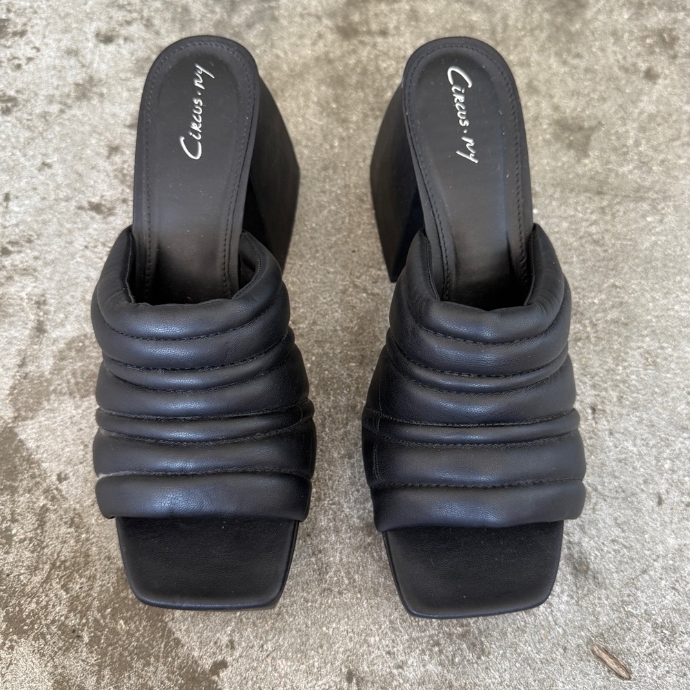 Circus NYC Going Out Platform Heels in Black